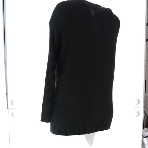 NWT SKINNYGIRL SUNDAZED‎ MOUJ CARDIGAN SWEATER BLACK SMALL - Picture 5 of 14